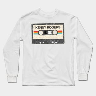 kurniamarga vintage cassette tape Kenny Rogers Long Sleeve T-Shirt